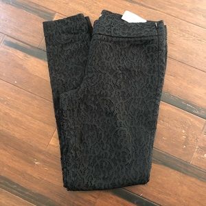 NWT Express Lace Leggings Size 8